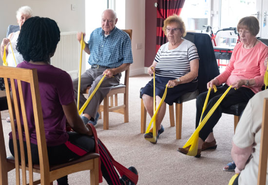 Mayes Gardens Excercise Class